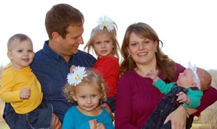 josh and kerin and family